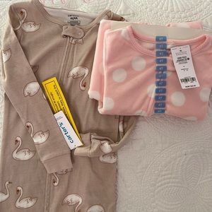 4T sleepers, sold together, new with tags